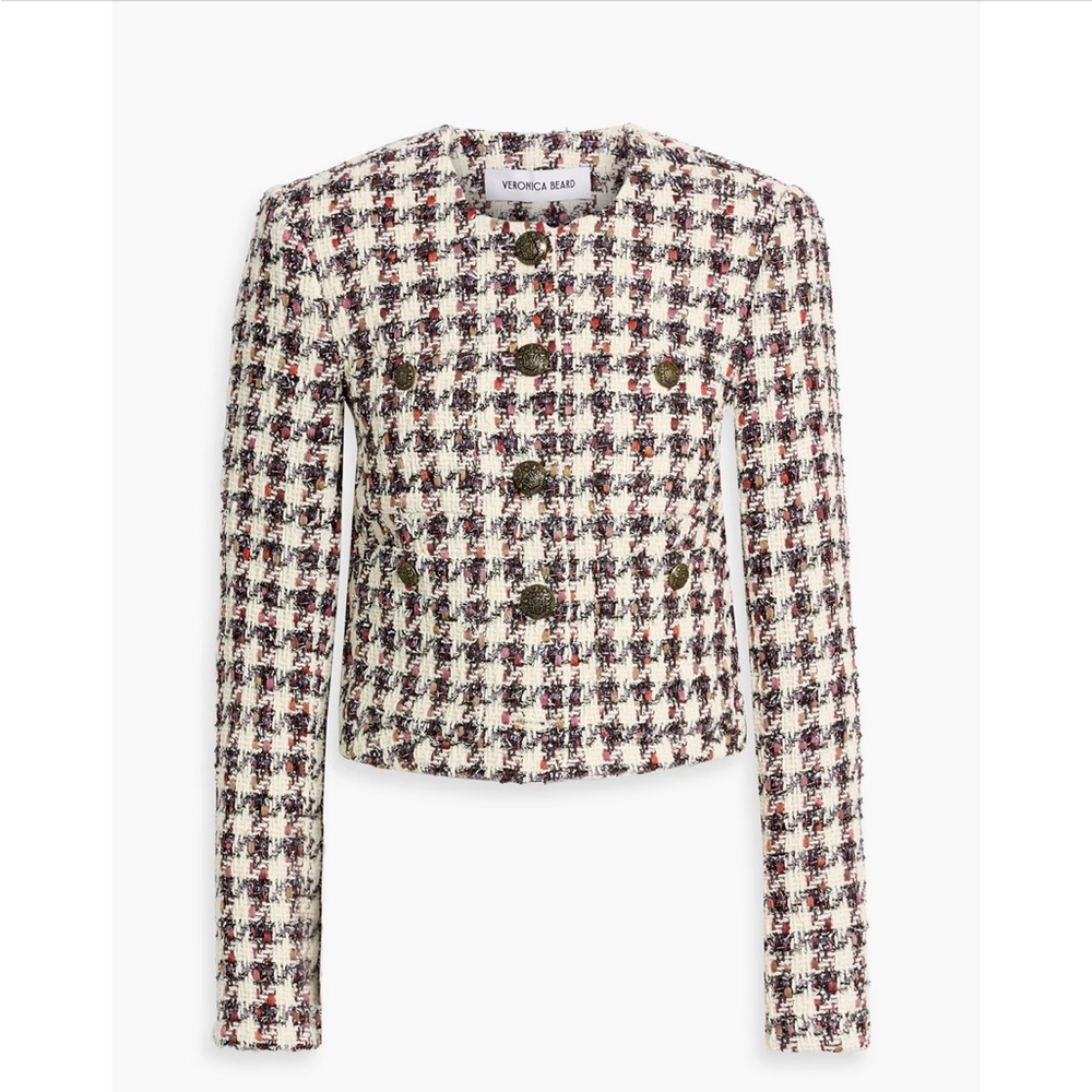 Veronica Beard Citrane Metallic Jacket